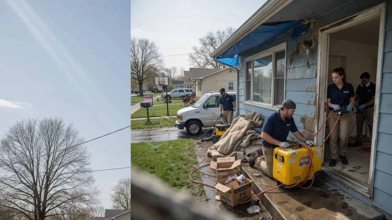 Basement Flood Cleanup in Garner, KY near me